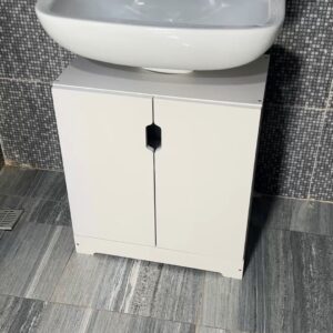 خزانة تحت الحوض لتنظيم الحمام